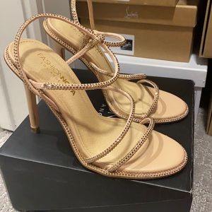 Fashion Nova rose gold heels